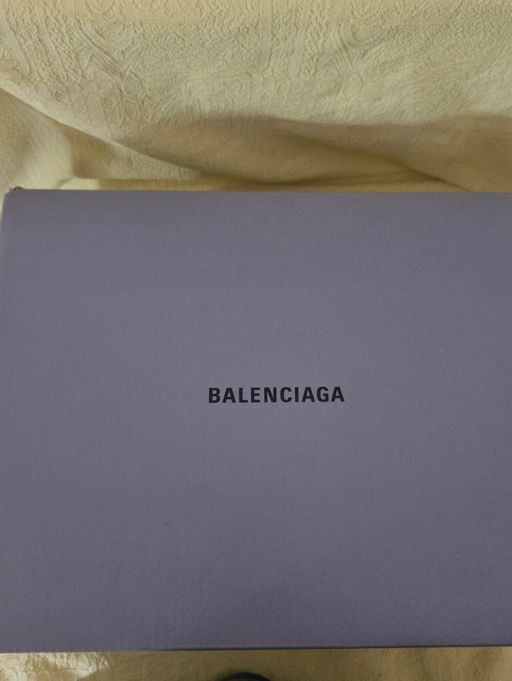 Balenciaga Logo Storage Empty Box With Tissue Paper Presentation Box